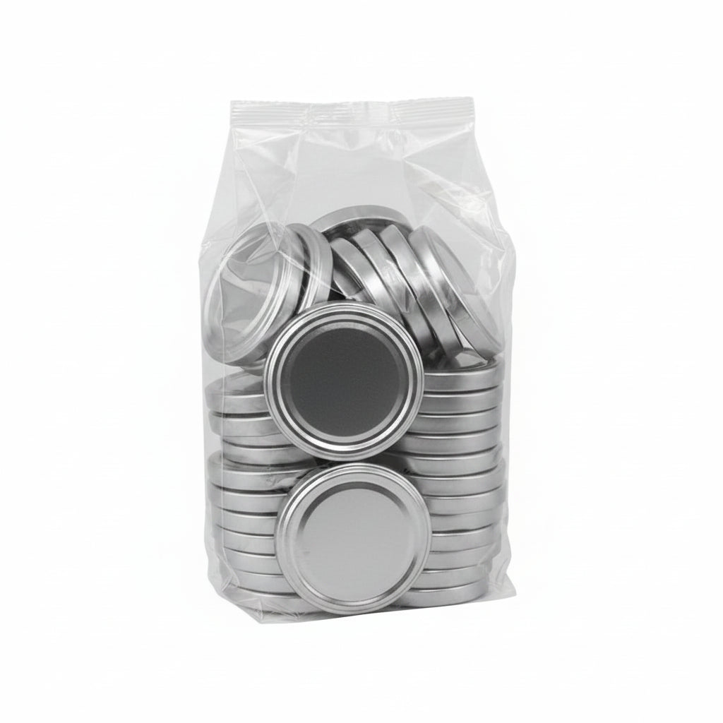 Couvercle Twist-Off 66 Argent Pasteurisation