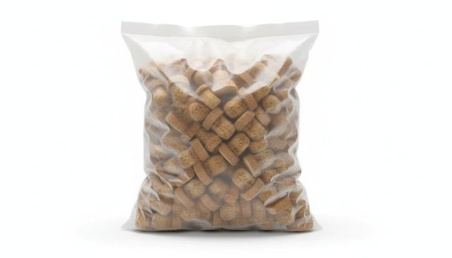 Tapón de corcho cabeza de madera 29x19,5mm