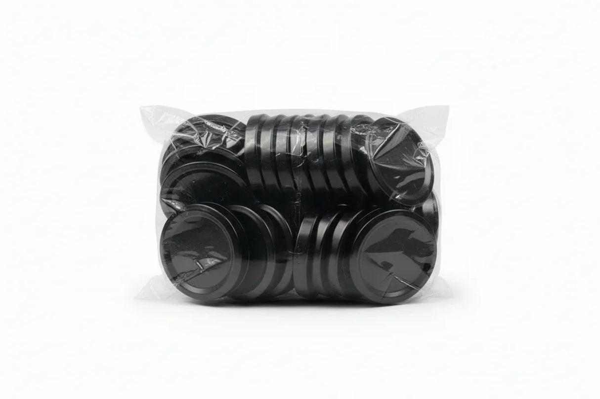 Tapa Twist-Off 70 Negra Esterilización