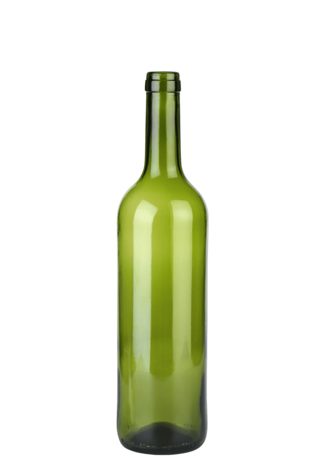 Botella de Cristal Bordelesa ENOLOGIC 75CL Verde