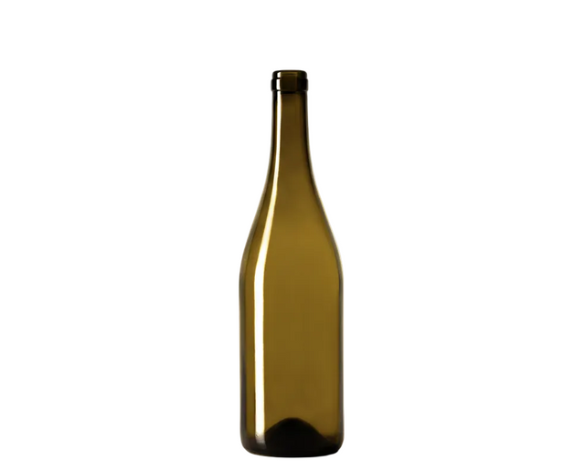 Palet Botella de Cristal Borgoña 75 CL Leve Corcho 18.5 Canela