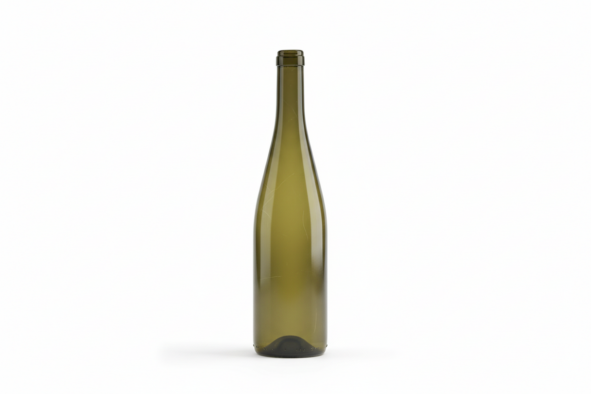 🍾Palet Botella de Cristal Rhin ECV 750ml Corcho Canela