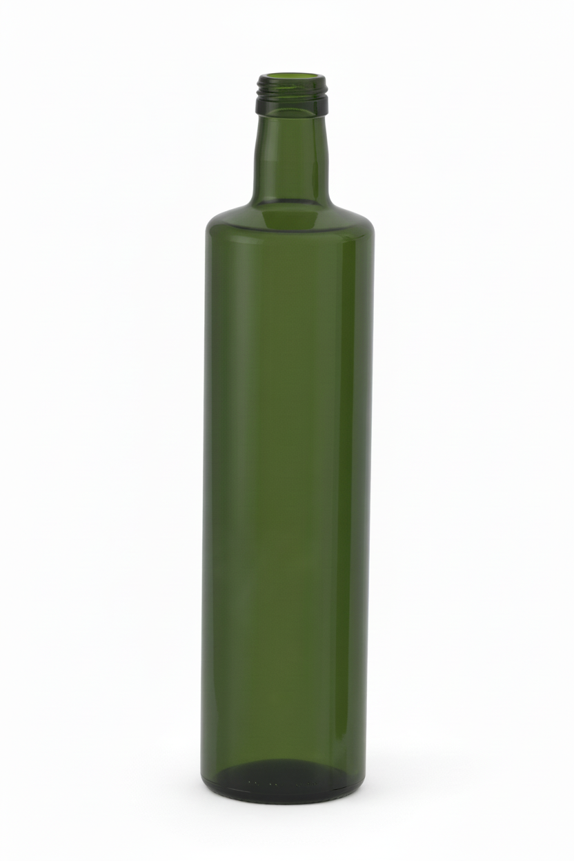 🫒Botella Dórica 750 ML PP 31.5 Verde
