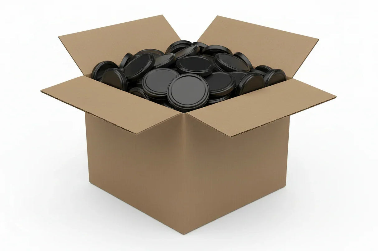 Tapa Twist-Off 70 Negra Esterilización