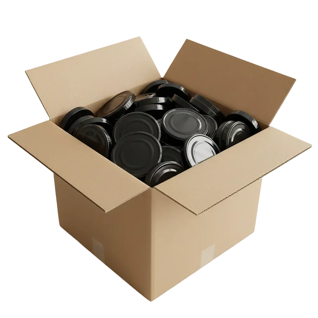 Tapa Twist-Off 110 Negra Pasteurización