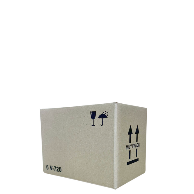 Caja Cartón Para 6 X Tarro de Cristal V720