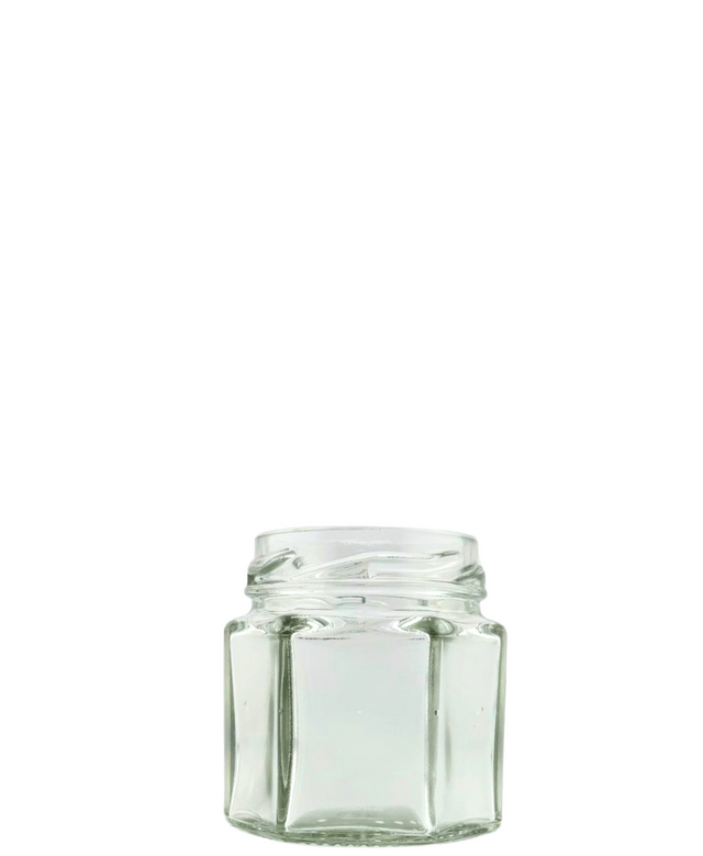 🫙⬣ Tarro de Cristal Hexagonal 47 ml Twist-Off 43