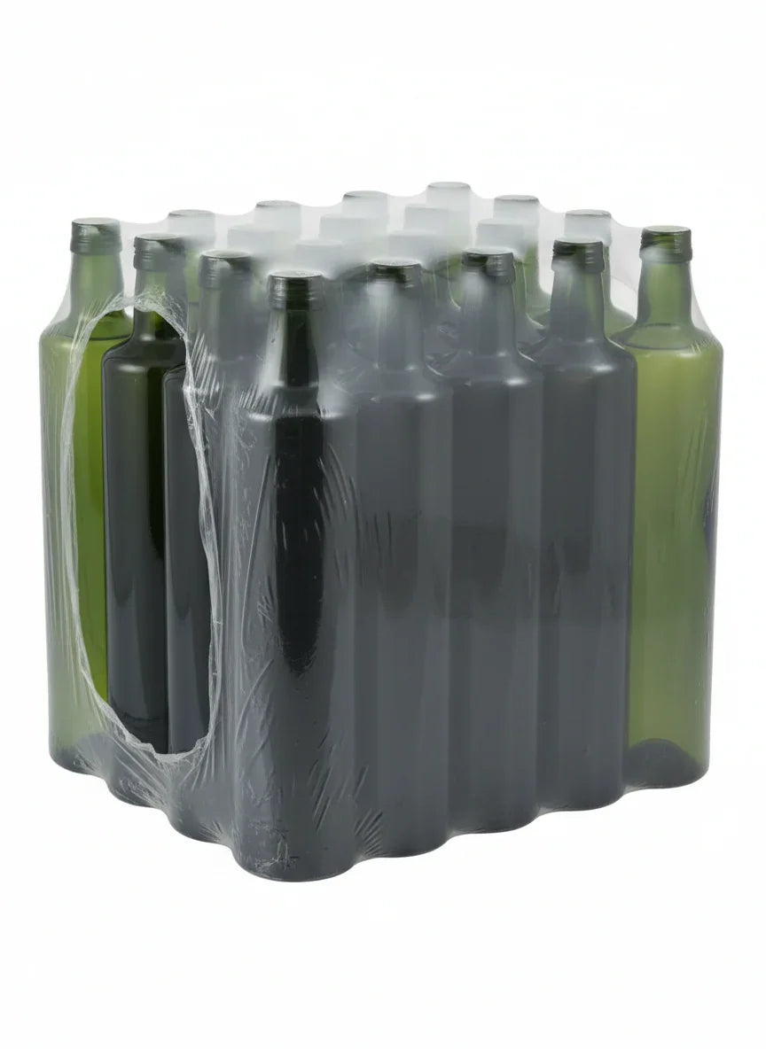 🫒Botella Dórica 750 ML PP 31.5 Verde