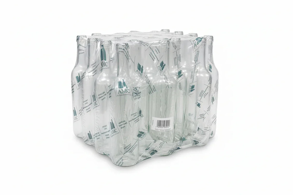 🍾Botella de Cristal Bordelesa OPTIMA ECV 750ml Corcho Blanca