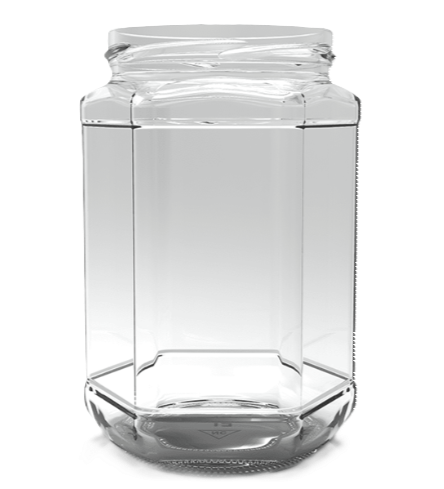 Jarro hexagonal 580 ml a82