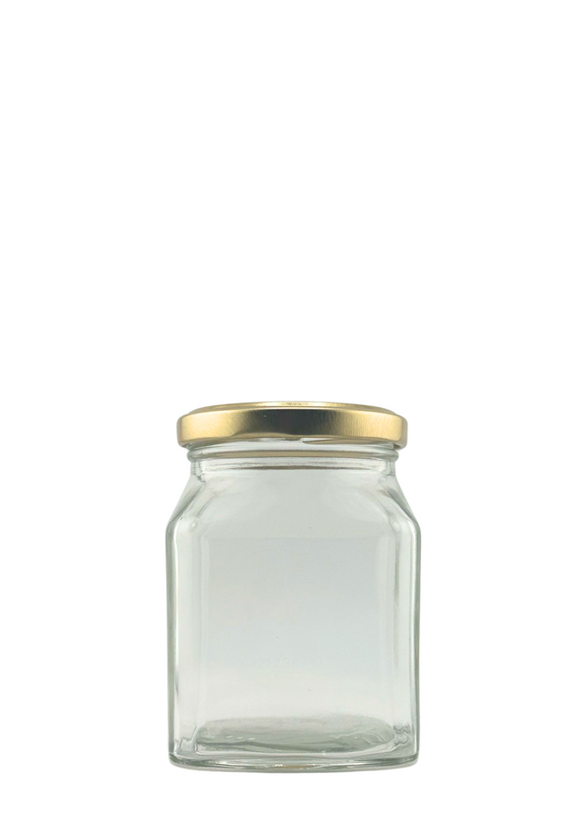 🫙 Tarro de Cristal Square 310 ml Twist-Off 63