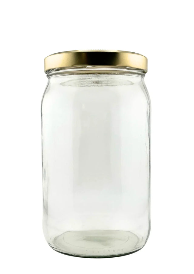 Caja de Cartón 6 X Tarro de Cristal 1/2 Galón