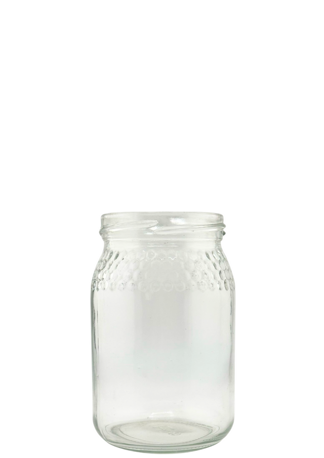 🍯 Tarro de Cristal Miel 1/2 Kg 4 Celdillas 380 ml Twist-Off 66