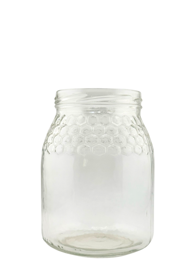 🍯 Tarro de Cristal Miel 1 Kg 4 Celdillas 746 ml Twist-Off 77