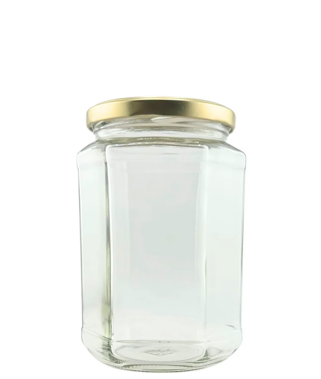 🫙⬣ Tarro de Cristal Hexagonal 720 ml Twist-Off 82