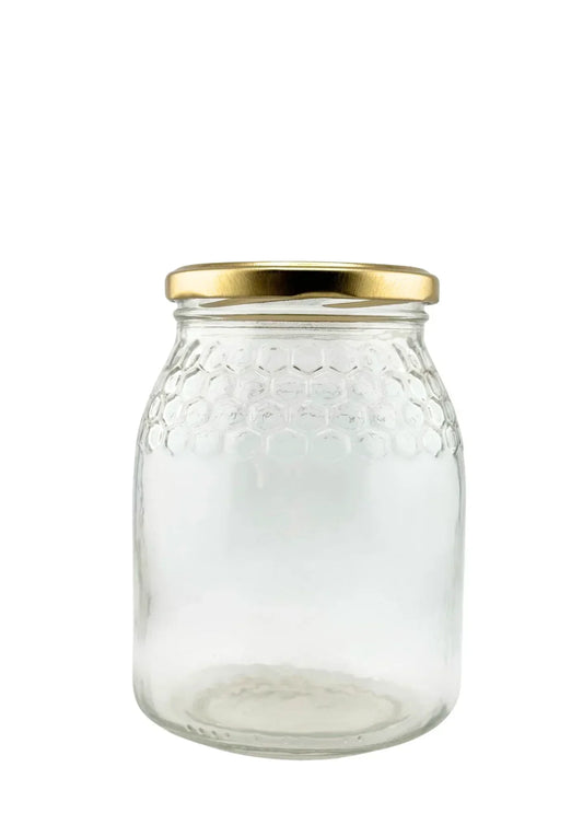 🍯 Tarro de Cristal Miel 1 Kg 4 Celdillas 746 ml Twist-Off 77