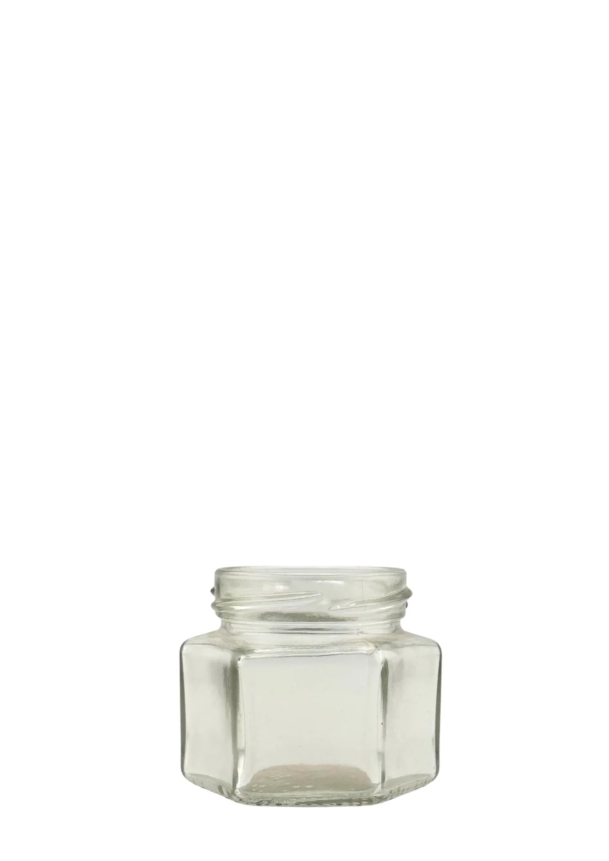 🫙⬣ Tarro de Cristal Hexagonal 106 ml Twist-Off 53