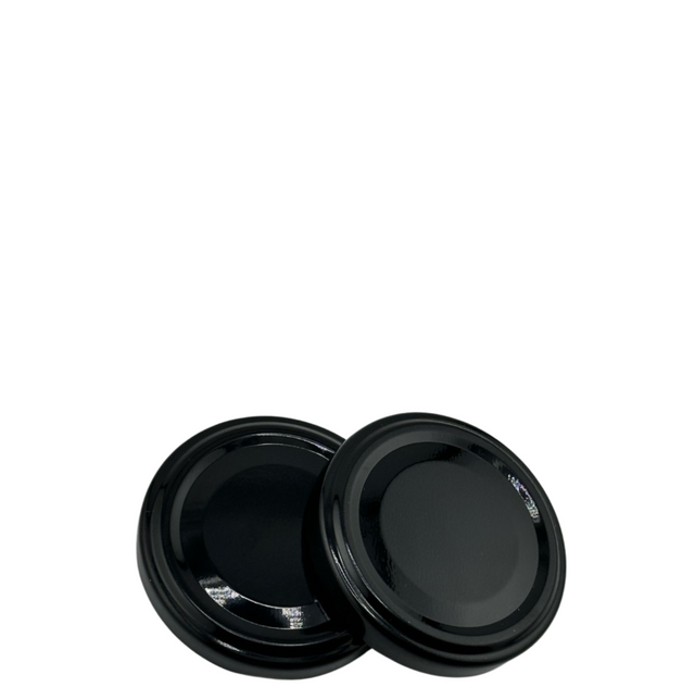 Tapa Twist-Off 53 Negra Esterilización