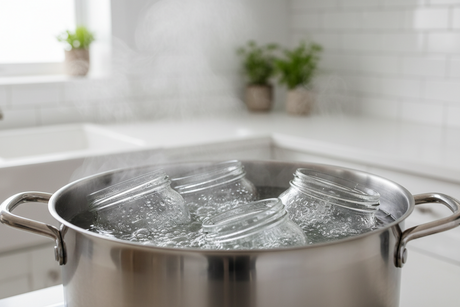 Cómo esterilizar correctamente botes de cristal