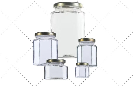 Tarros hexagonales online AMC Packaging