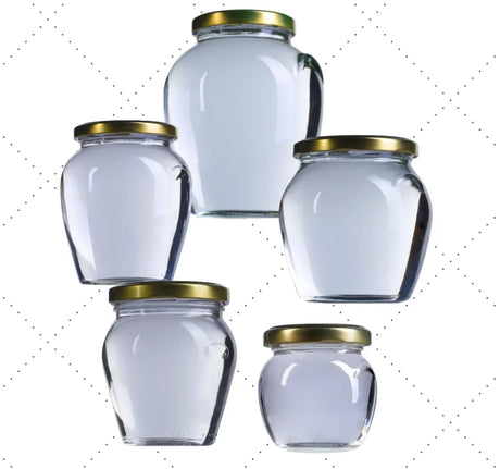 Tarros de Cristal Ovalados