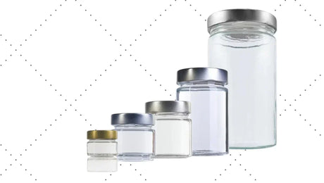 Tarros de Cristal de Boca Alta