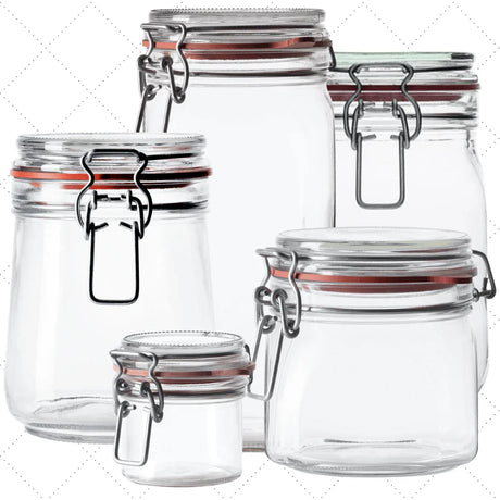 Tarros de Cristal Herméticos