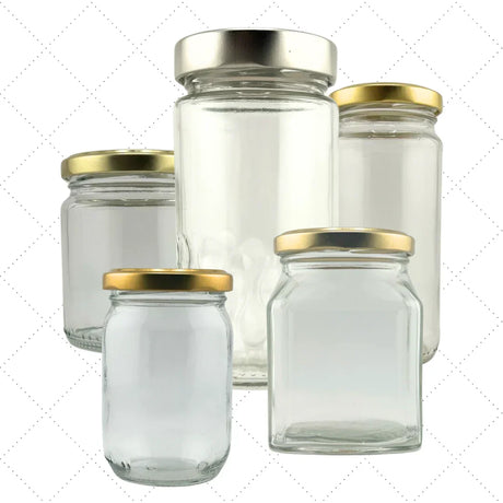 Tarros de Cristal Medianos de 200 a 700 ML