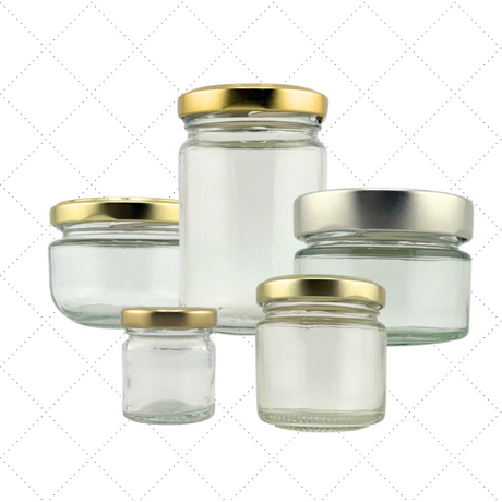 Tarros de Cristal Para Miel 30 gr a 200 gr