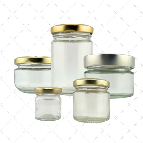 Tarros de Cristal Para Miel 30 gr a 200 gr