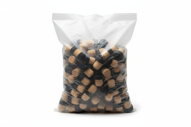 Black plastic head cork plug 29x19.15Ø