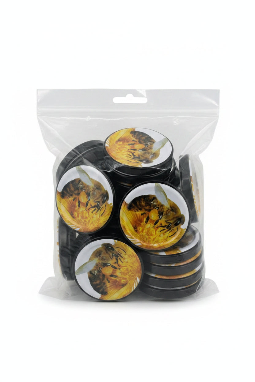 Tapa Twist-Off 77 Abeja Flor Pasteurización