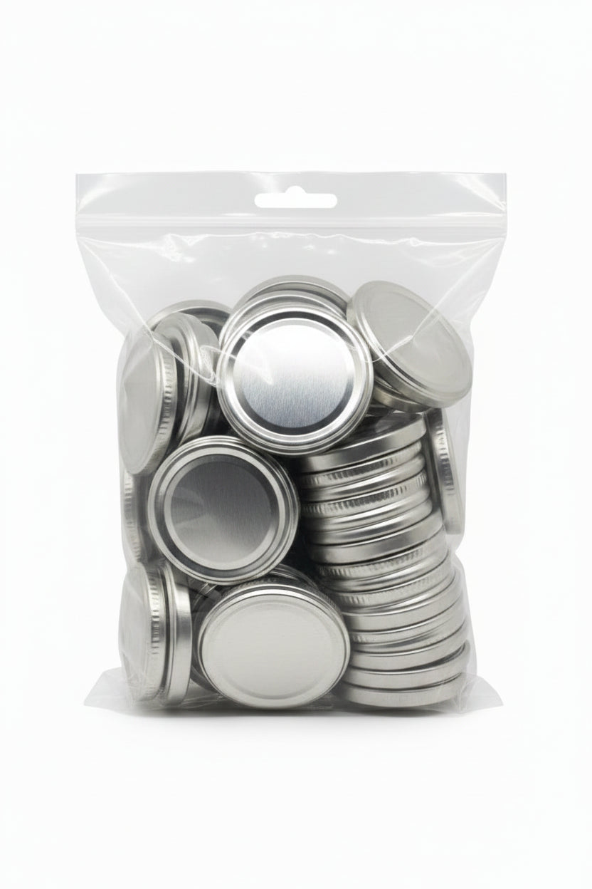 Couvercle Twist-Off 82 Argent Pasteurisation