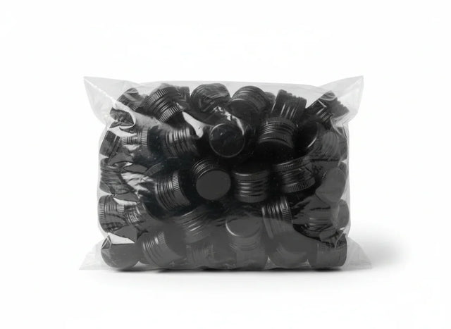 ⚫Tapón Pilfer 31.5 X 24 Negro Prefilatado