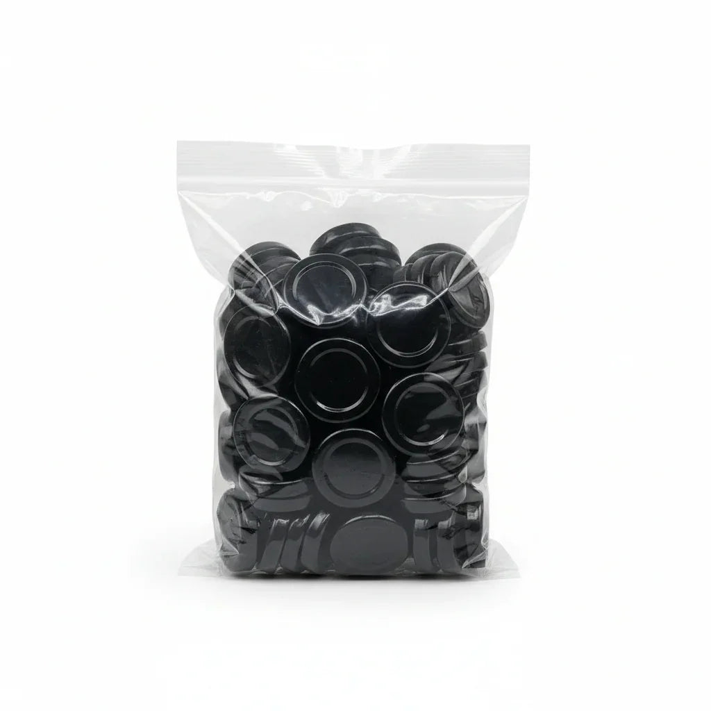 Tapa Twist-Off 43 Negra Esterilización