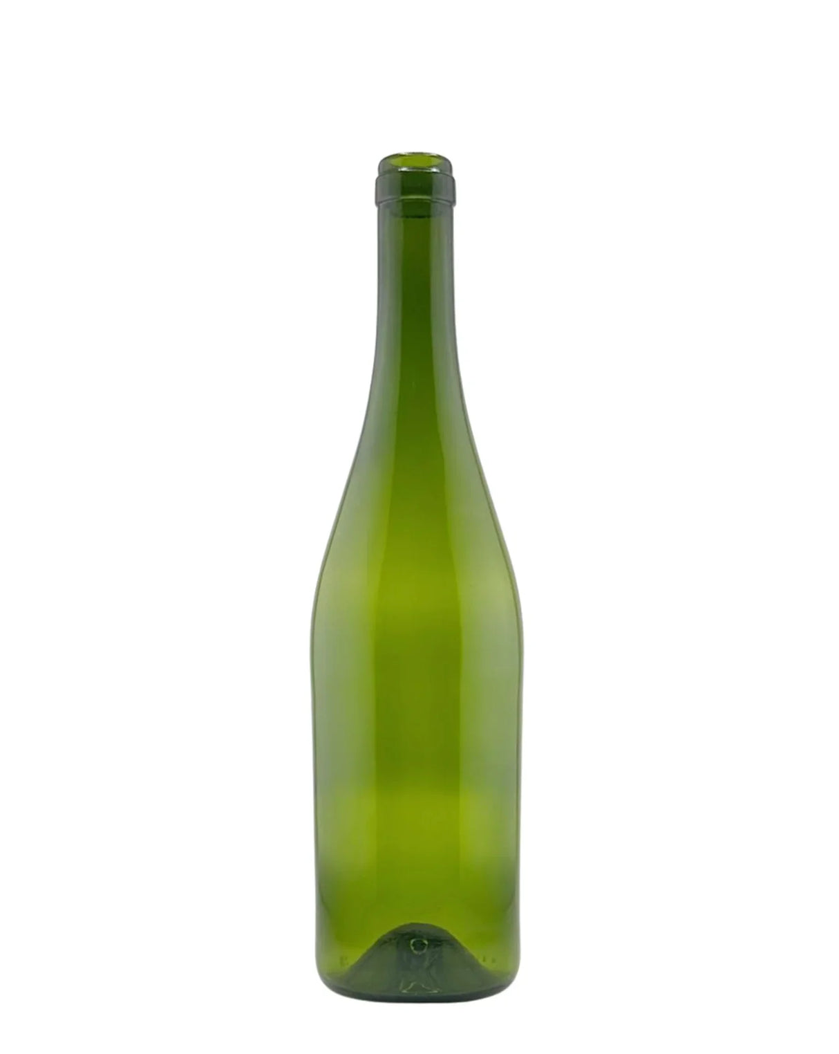 Botella de Cristal Borgoña 75 CL Leve Corcho 18.5 Verde