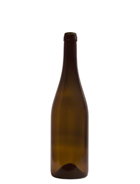 🍾 Botella de Cristal Borgoña OPTIMA ECOVA 750ml Corcho STD 18,5 Canela