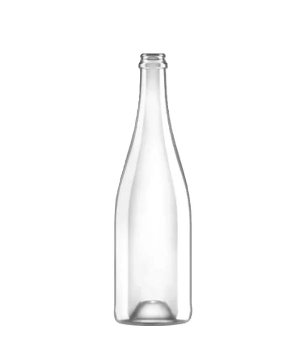 🍾Botella de Cristal Cava ECV 750ml Corona Blanca