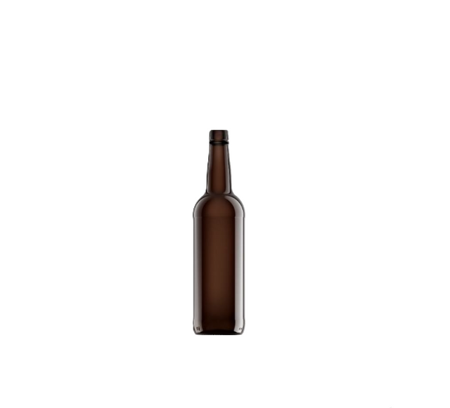 🍾 Botella de Cristal Jerezana 750 ml con Tapón de Corcho