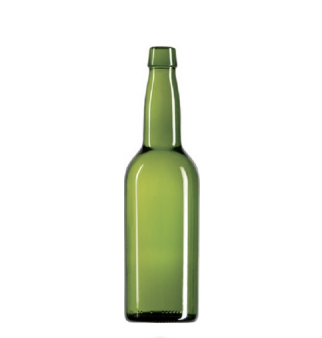 🍾Botella de Cristal Molde Hierro 700ml Corcho