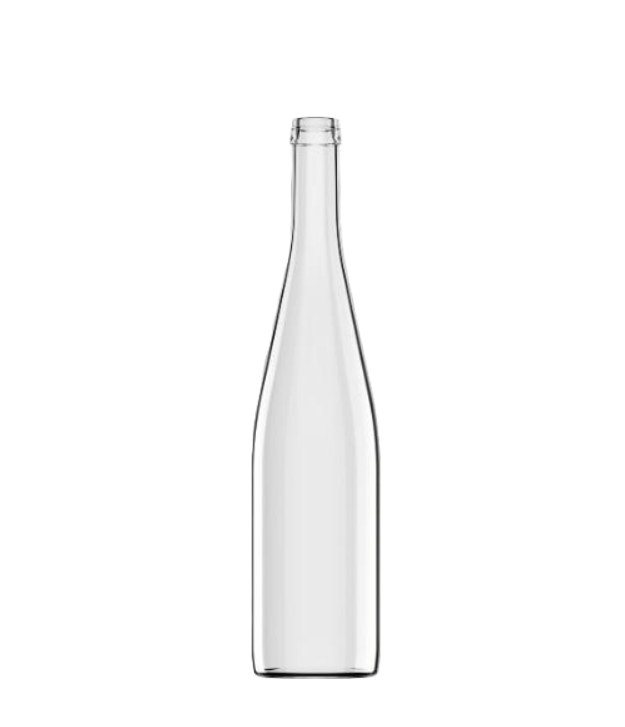 🍾Botella de Cristal Rhin ECV 750ml Corcho Blanca