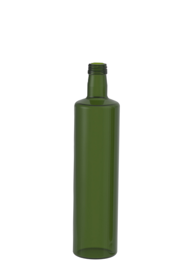 🫒 Botella de Cristal Dorica 500 ml Verde Uva