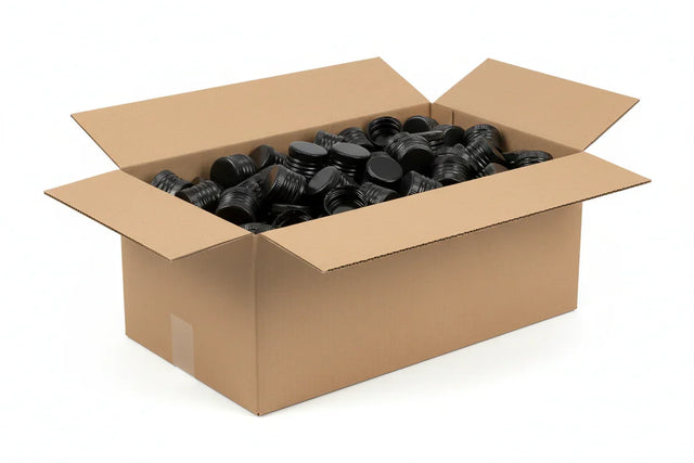 ⚫Tapón Pilfer 31.5 X 24 Negro Prefilatado