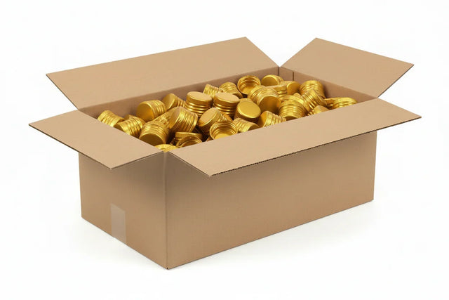 🟡Tapón Pilfer 31.5 X 24 Dorado Prefilatado