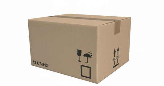 📦 Caja de Cartón para 12 Tarros de Cristal B212 | Pack de 23 Unidades