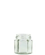 🫙⬣ Tarro de Cristal Hexagonal 47 ml Twist-Off 43