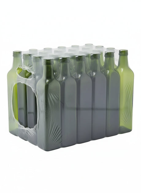 🫒Botella de Cristal Marasca 750ml Verde Pilfer 31,5