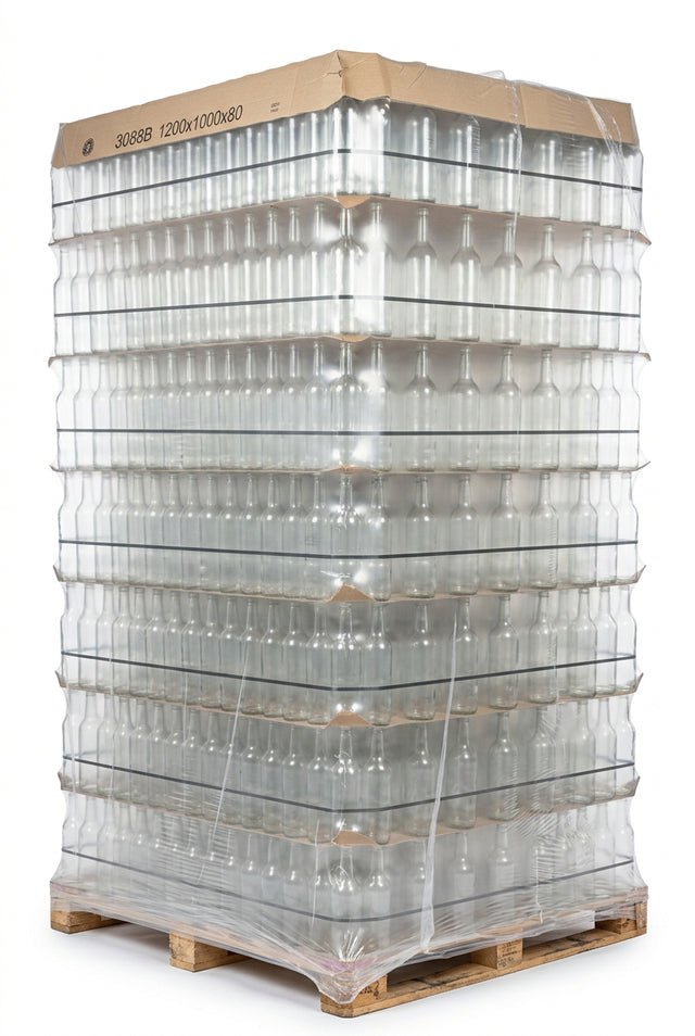 🍷 Palet Botella de Cristal Bordelesa Tradición Blanca H300 75 cl | 1.624 Unidades