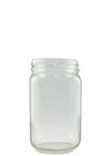 🫙 Tarro de Cristal Square 12 OZ 370 ml Twist-Off 66