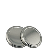 Couvercle Twist-Off 66 Argent Pasteurisation